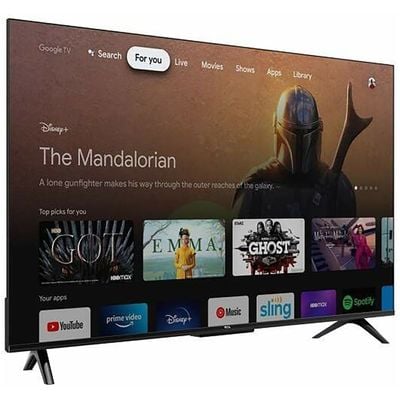 Tcl 43 Inch 4K UHD Google TV, Smart TV ,Dolby Vision,Dolby Atmos,Google Assistant,In-Built Chromecast And Premium Streaming Channels 43P637 Black